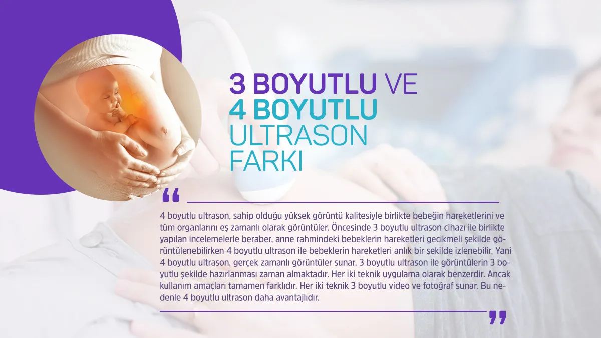 4d ultrasonun 3d ultrasonu göre farkları nelerdir