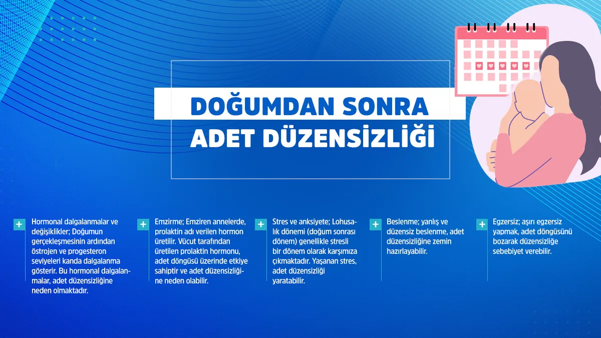 Gebelik sonrası adet düzensizliğini önlemek için yapılması gerekenler