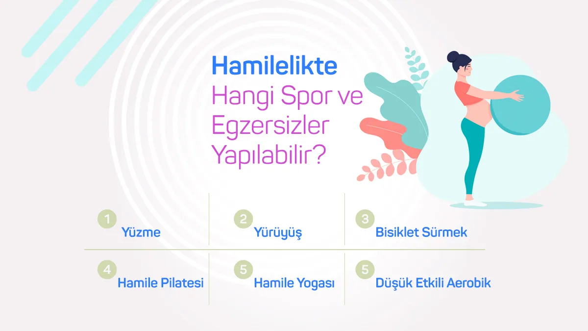 hamilelikte hangi spor ve egzersizler yapilabilir